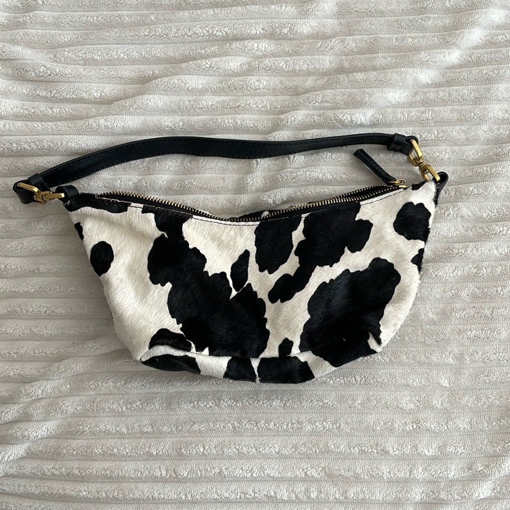 Cow Print Shoulder Bag
